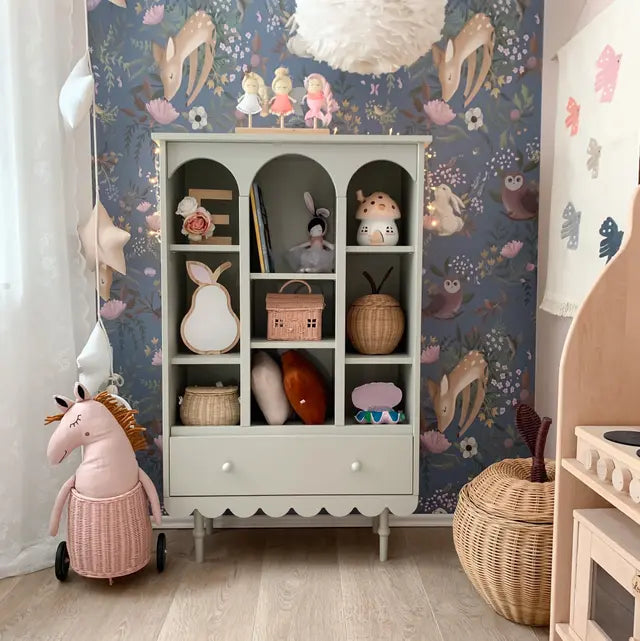 Wood Luck Design - Babushka - bogreol – olivengrøn