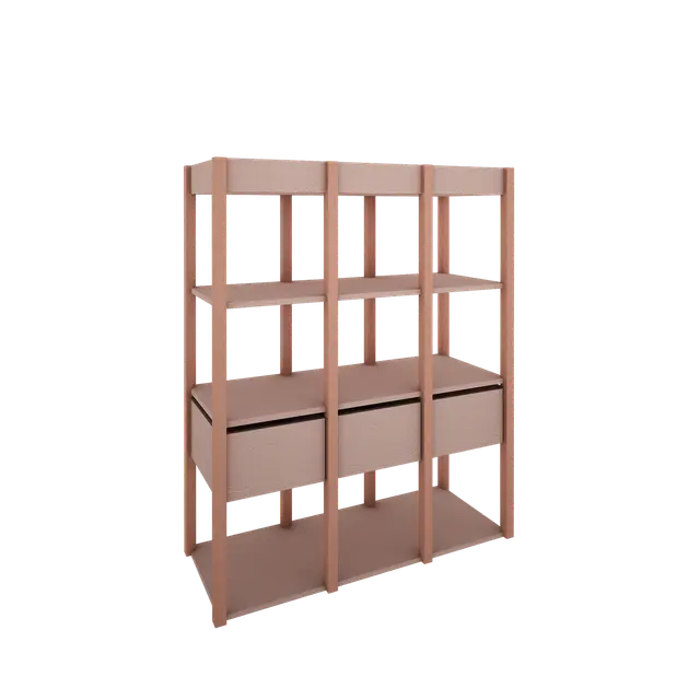 Wood Luck Design - Tweens - understel til garderobeskab – rosa
