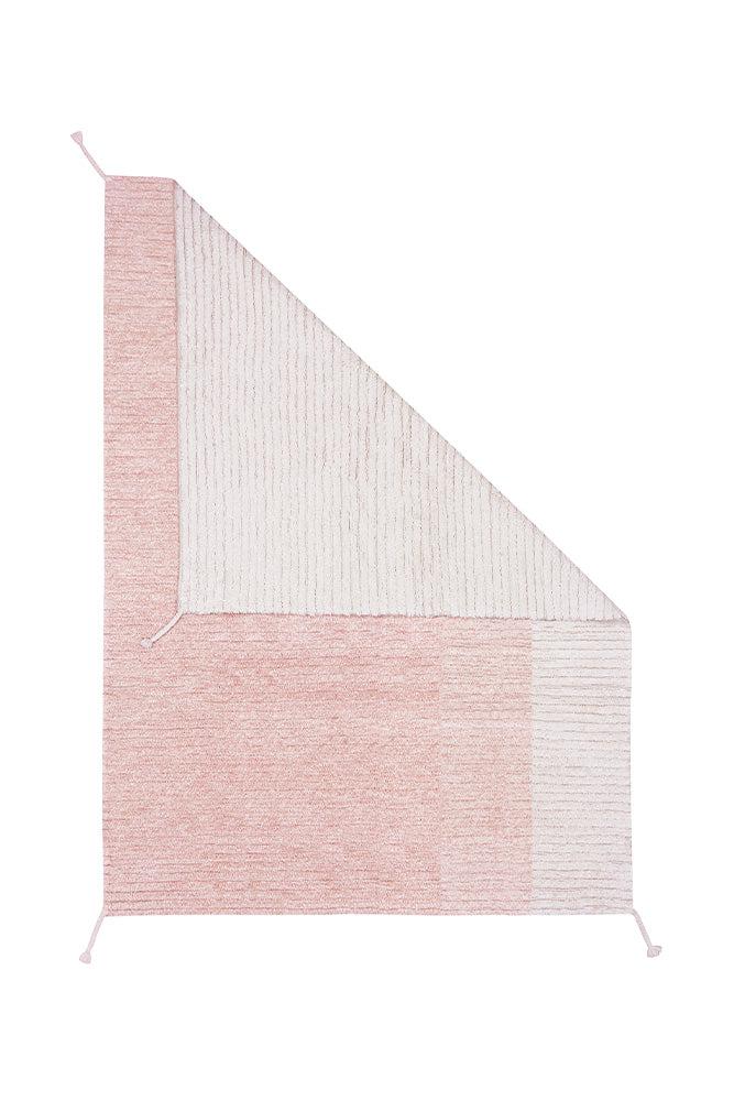 Lorena Canals vendbart vaskbart gulvtæppe Gelato Pink 120x160 cm – lyserød