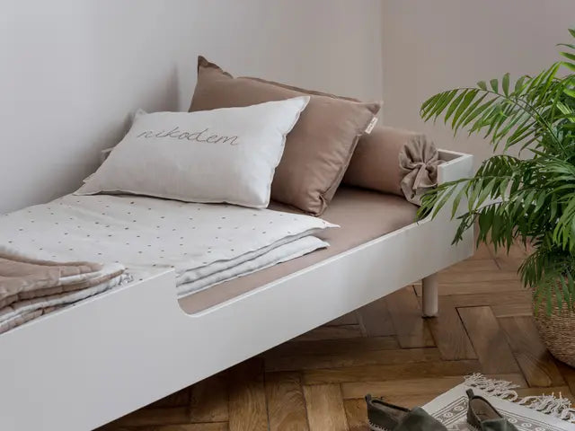 Wood Luck Design - River - tremme-/juniorseng 70x140 cm – sand beige