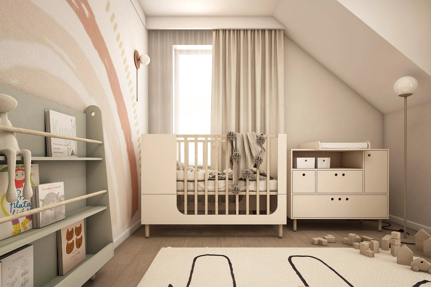 Wood Luck Design - River - kommode – sand beige
