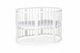 Round Baby Crib OLIN - White