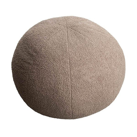 LIFETIME Kidsrooms rund teddy puf - Brun