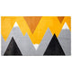 LIFETIME Kidsrooms Mountain Trip gulvtæppe – Yellow