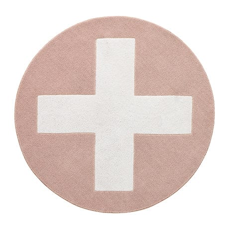 LIFETIME Kidsrooms rundt gulvtæppe – Pink