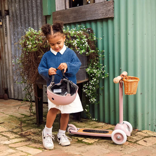 Banwood trehjulet løbehjul Vintage til børn – Dusty Pink