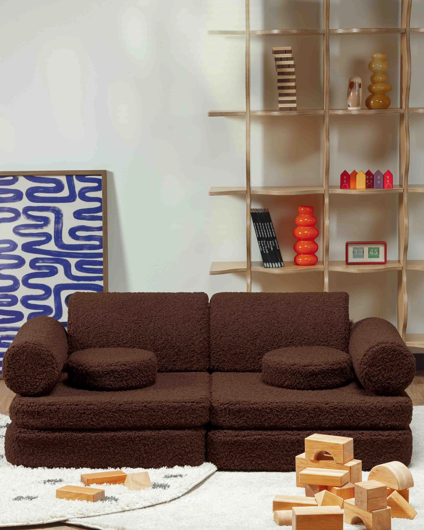 Wigiwama Legesfoa Settee - Warm Hazel