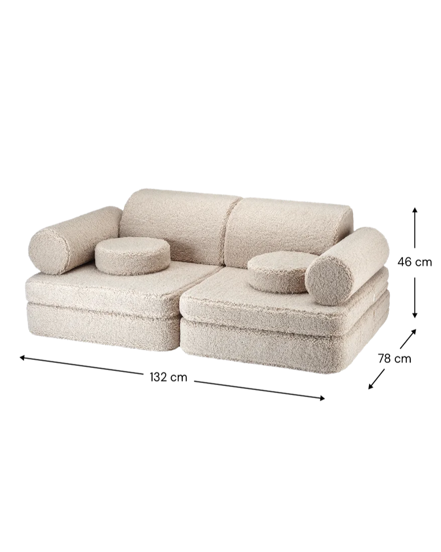 Wigiwama Legesofa Settee – Biscuit