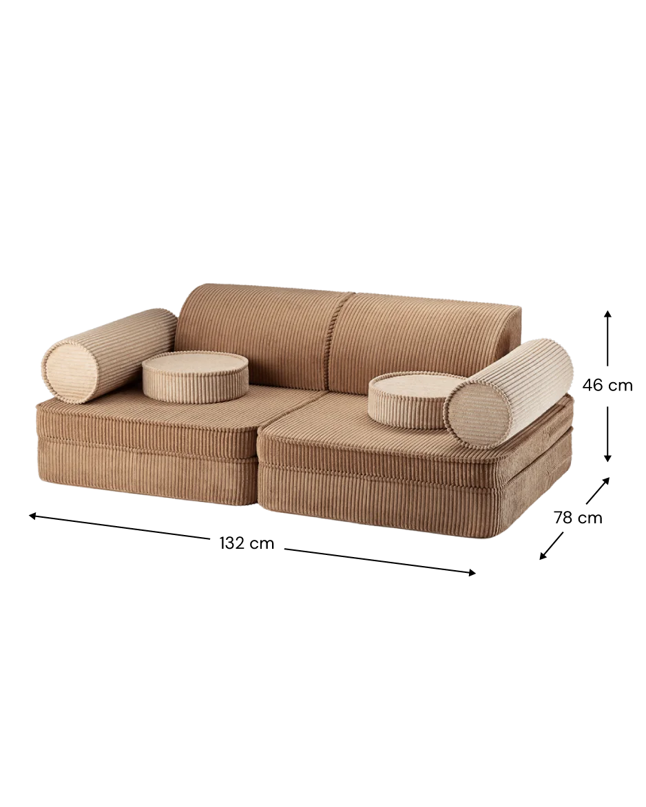 Wigiwama Legesofa Settee – Toffee
