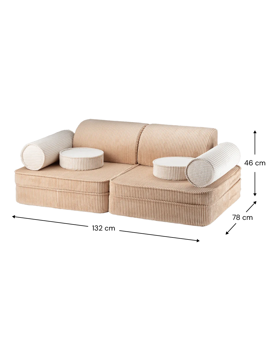 Wigiwama Legesofa Settee – Brown Sugar