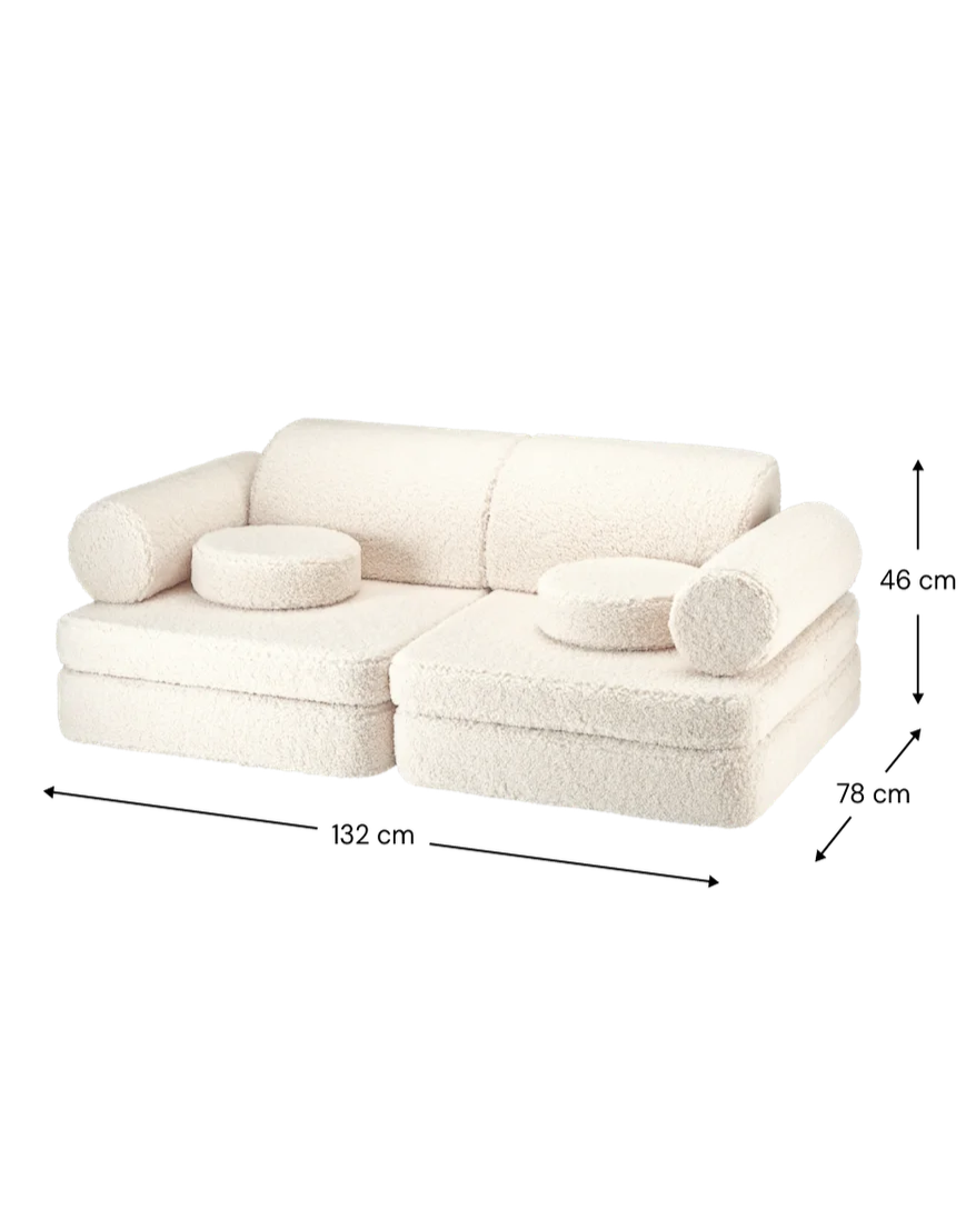 Wigiwama Legesofa Settee – Cream White
