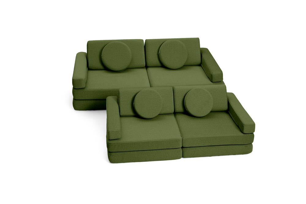 Shappy legesofa – Original Mini 120 cm Ultra Plush - Bottle Green