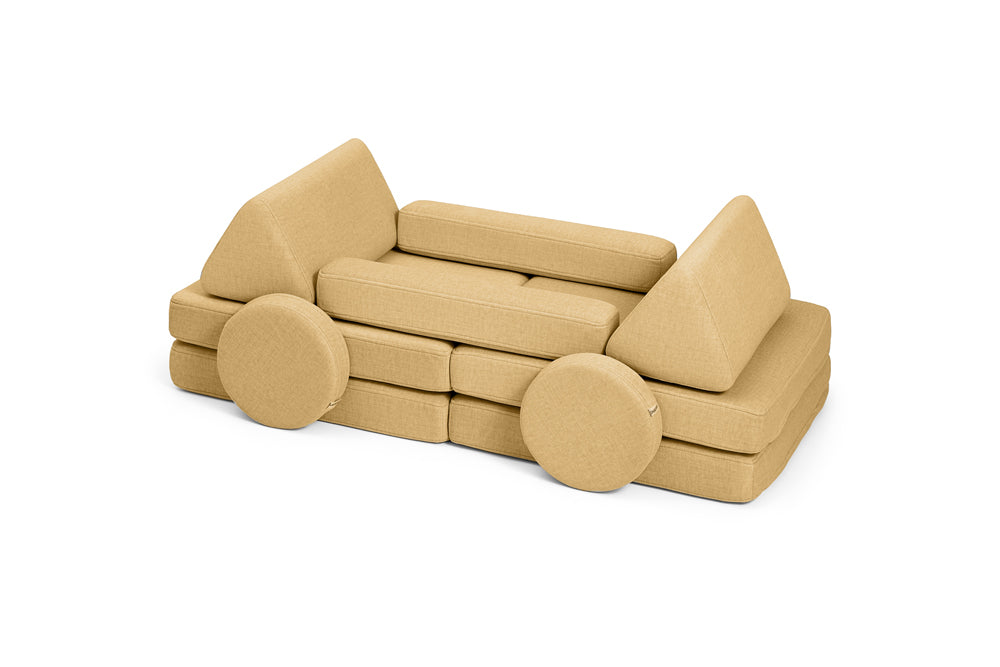 Shappy legesofa – Original Mini 120 cm Ultra Plush - Mustard