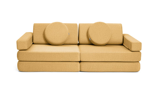 Shappy legesofa – Original Mini 120 cm Ultra Plush - Mustard