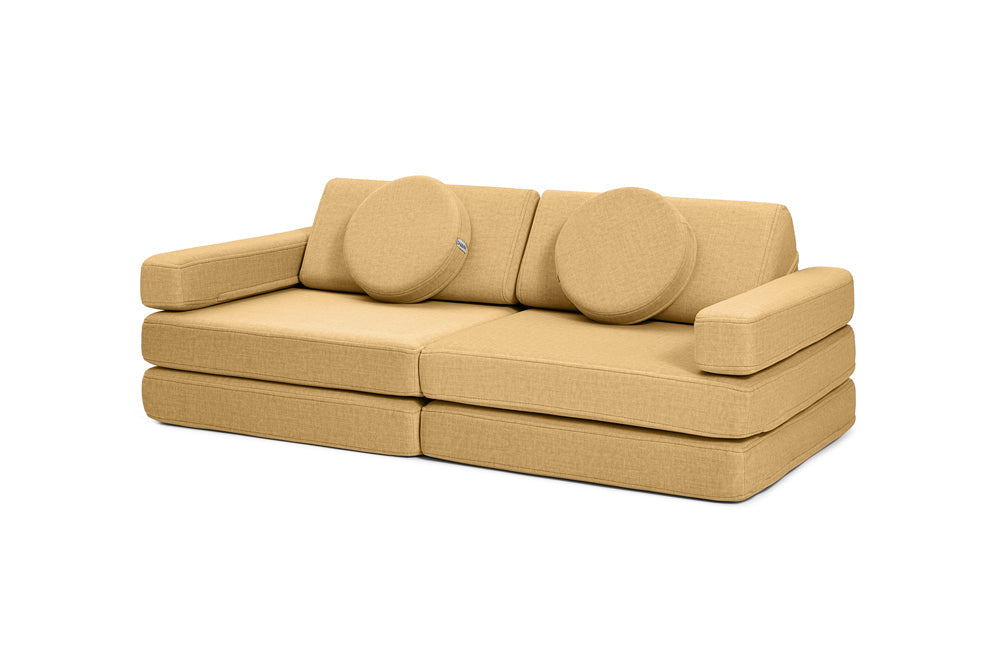 Shappy legesofa – Original Mini 120 cm Ultra Plush - Mustard