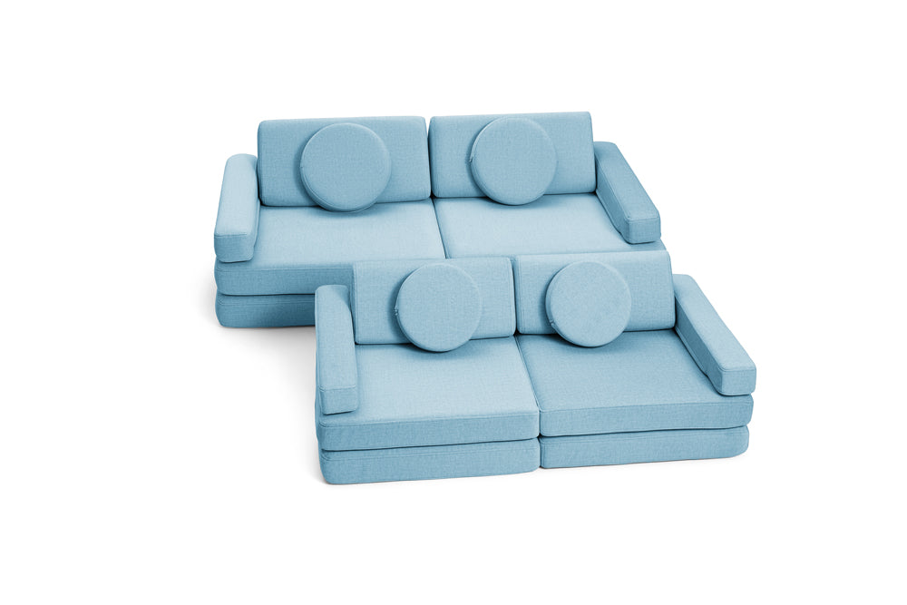 Shappy legesofa – Original Mini 120 cm Ultra Plush - Sky Blue