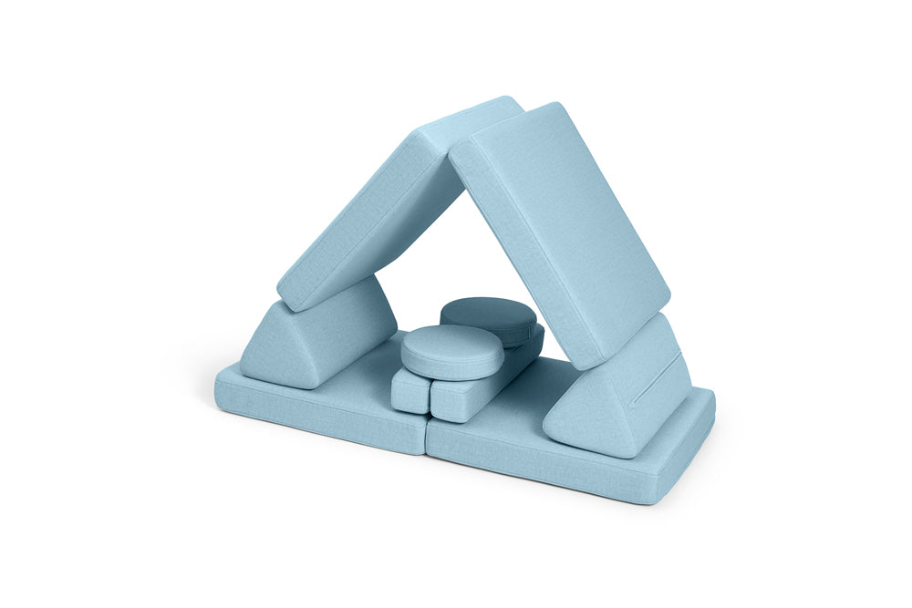Shappy legesofa – Original Mini 120 cm Ultra Plush - Sky Blue