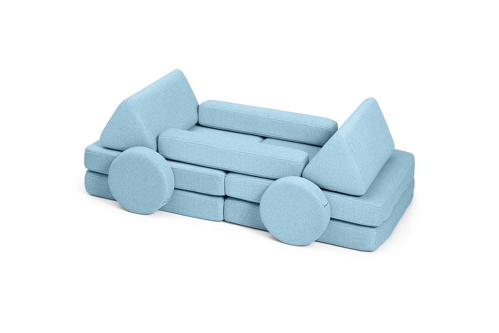 Shappy legesofa – Original Mini 120 cm Ultra Plush - Sky Blue