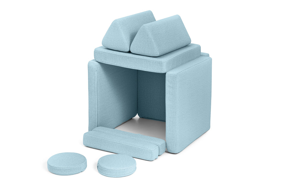 Shappy legesofa – Original Mini 120 cm Ultra Plush - Sky Blue