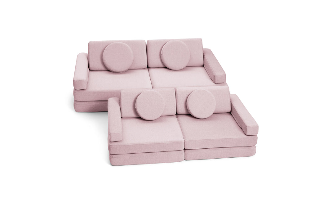 Shappy legesofa – Original Mini 120 cm Ultra Plush - Soft Pink