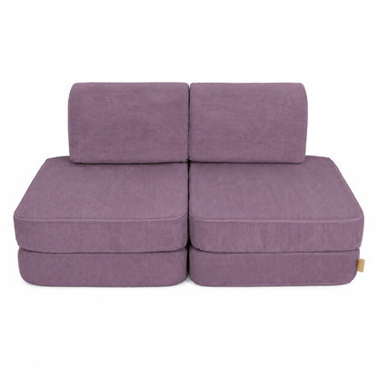 Small Modular Sofa for Kids - Slimcord Lavender