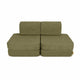 Small Modular Sofa for Kids - Slimcord Lime
