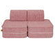 Small Modular Sofa for Kids - Tangle Bubblegum Pink