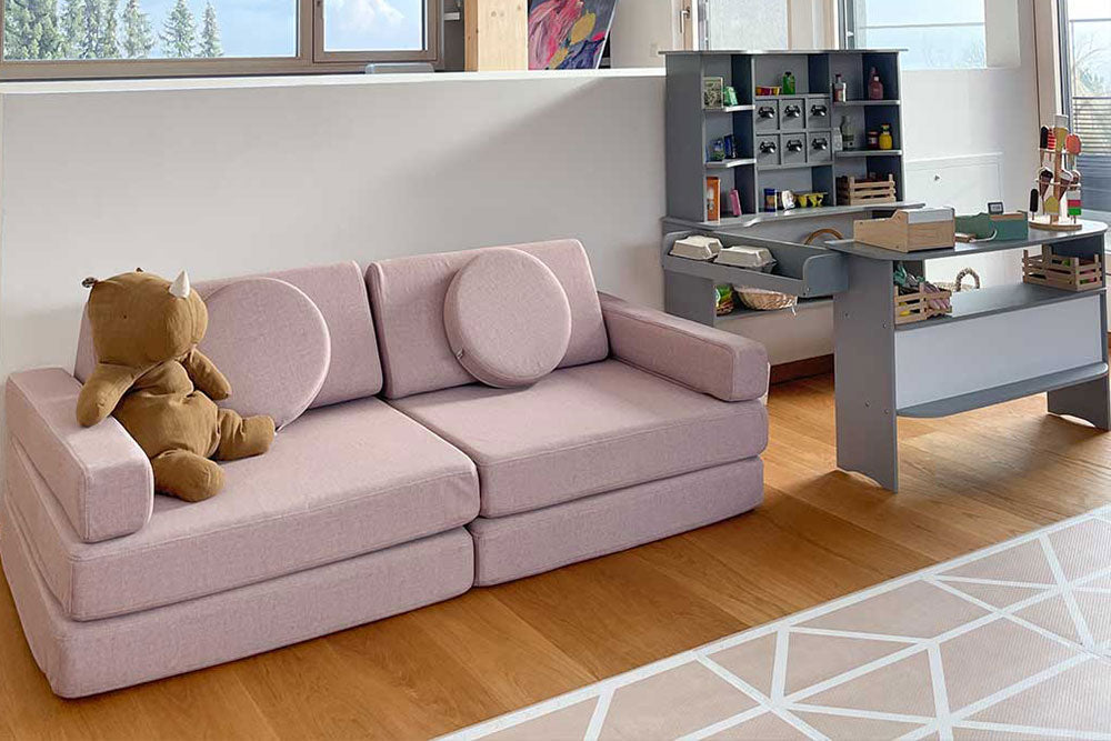 Shappy legesofa – Original 160 cm - Soft Pink