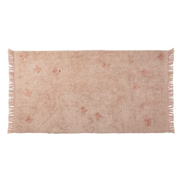 LIFETIME Kidsrooms tuftet gulvtæppe – Butterflies Soft Pink