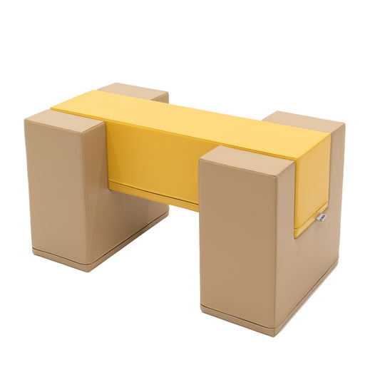 Soft Play Activity Set Balance Bridge - Beige & Honey