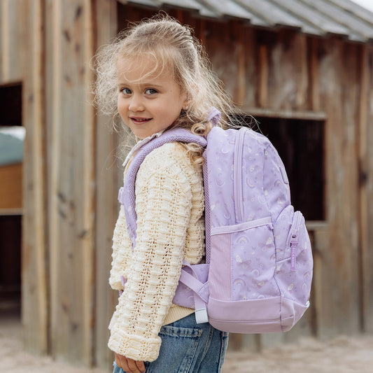 Beckmann Sport Mini børnehaverygsæk 12L - Purple Summer