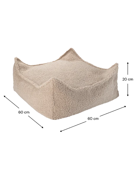 Wigiwama firkantet puf – Biscuit