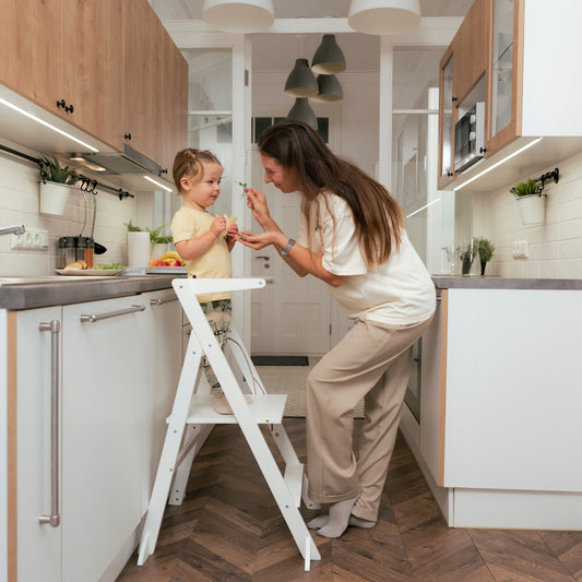 STEP'n'FOLD Foldable Helper Tower - White