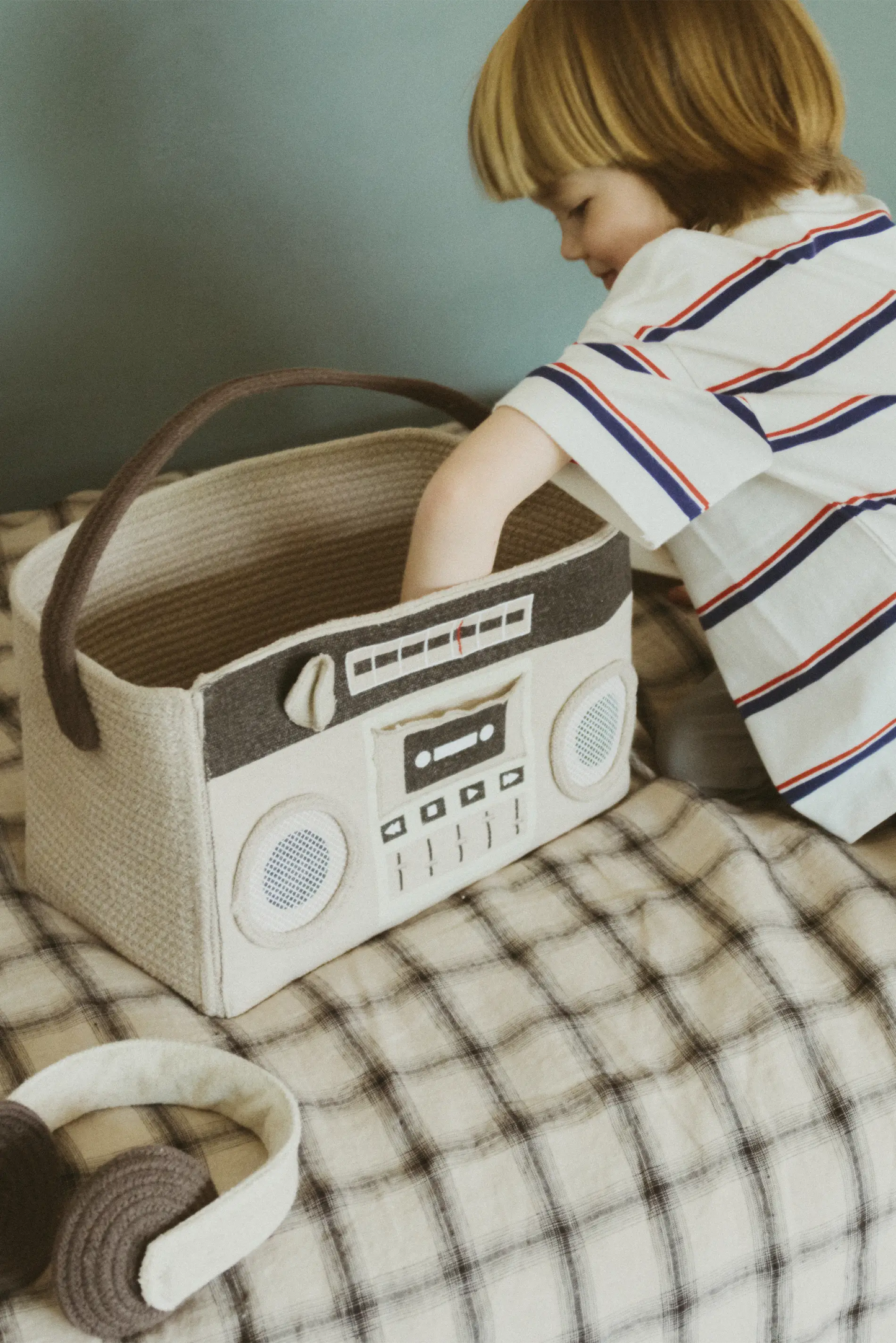 Lorena Canals Boombox Opbevaringskurv 35 x 20 x 21 cm