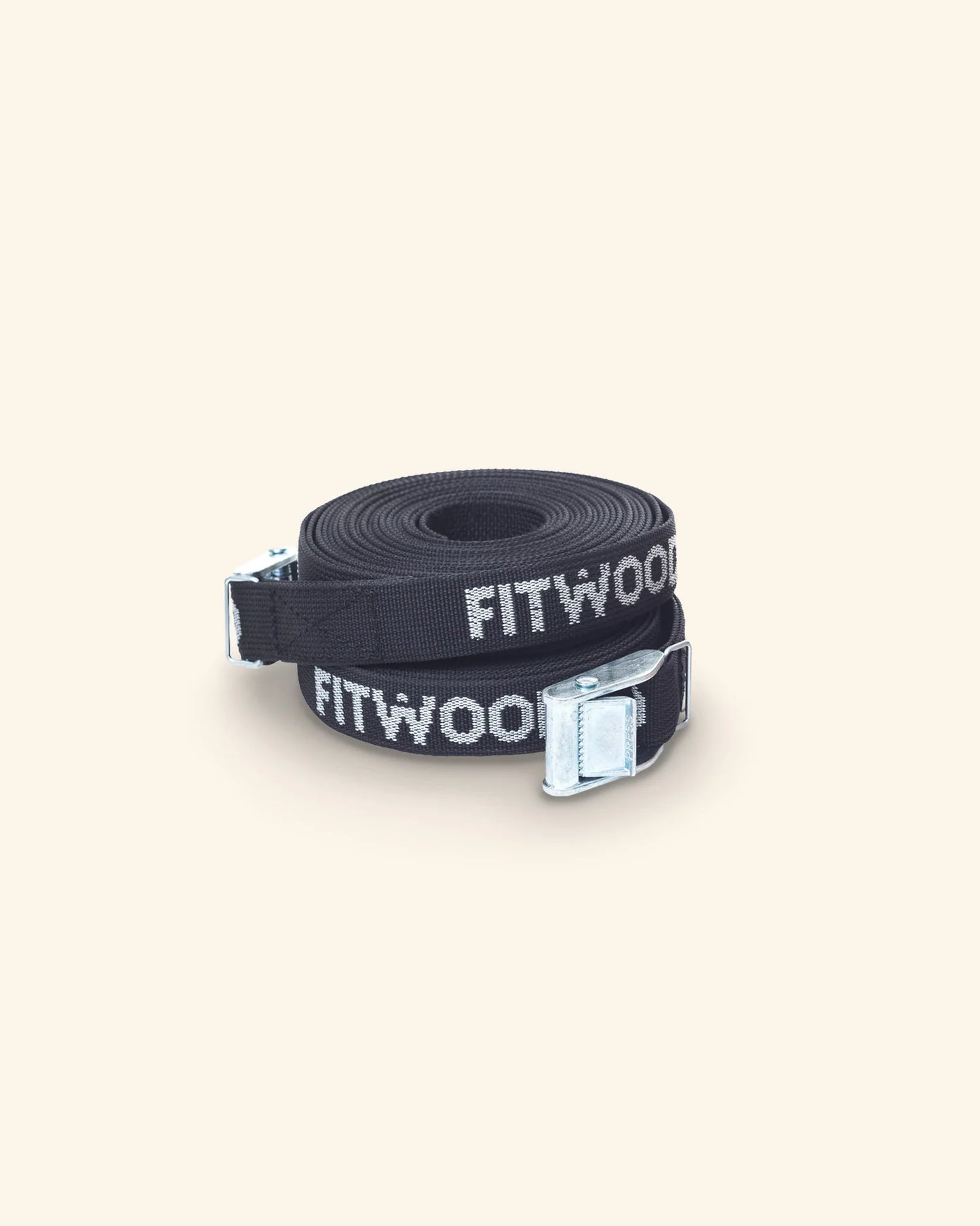 FitWood ULPU MINI gymnastikringe – hvidvokset birk – sorte stropper
