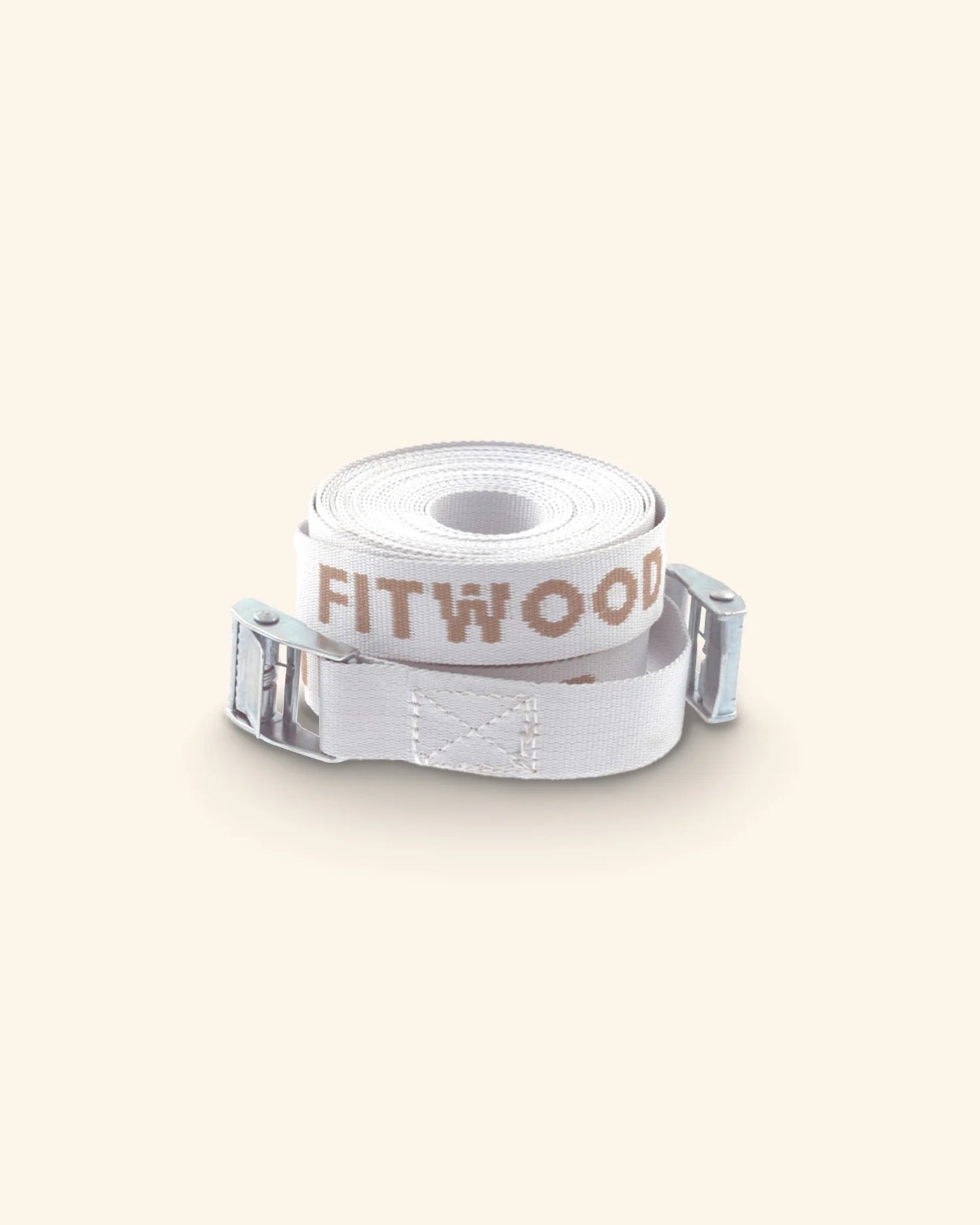 FitWood ULPU MINI gymnastikringe – hvidvokset birk – hvide stropper