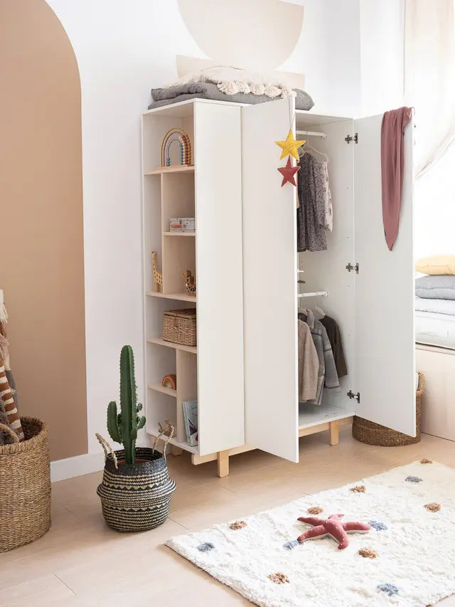Wood Luck Design - Basic - garderobeskab – hvid