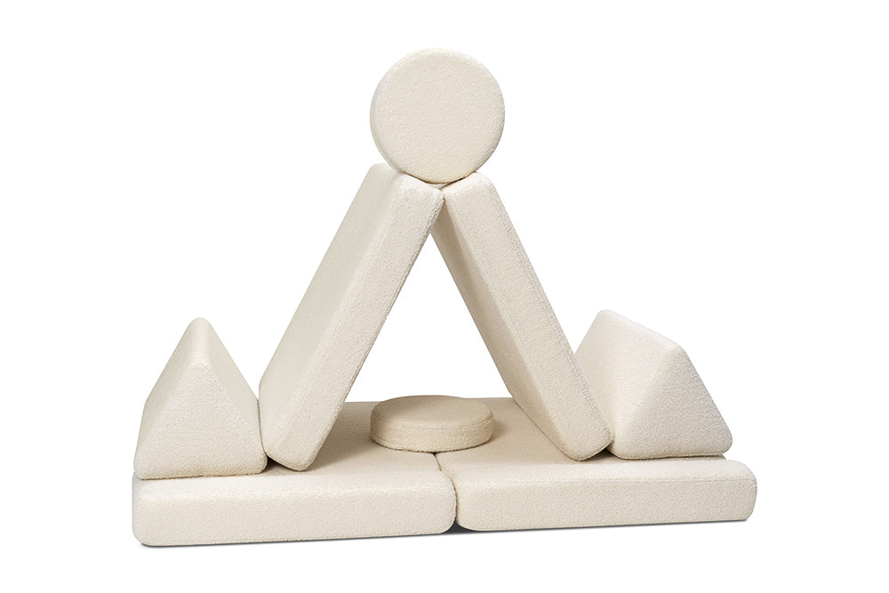 Shappy legesofa i teddy – Original 160 cm - Soft Cream