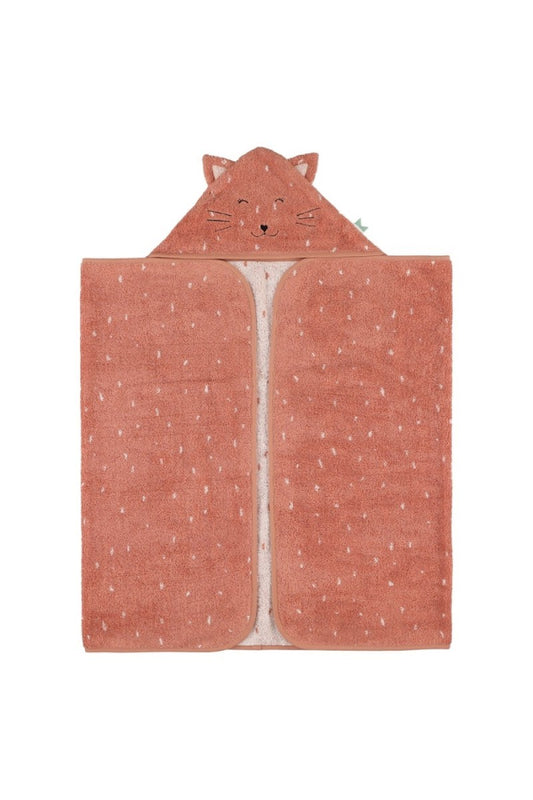 Organic Cotton Hooded Towel, 70 × 130 cm – Mrs. Cat