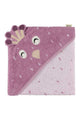 Organic Cotton Hooded Towel, 75 × 75 cm – Mrs. Peacock
