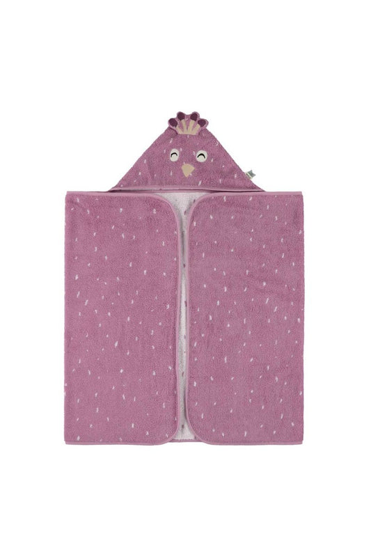 Organic Cotton Hooded Towel, 75 × 75 cm – Mrs. Peacock
