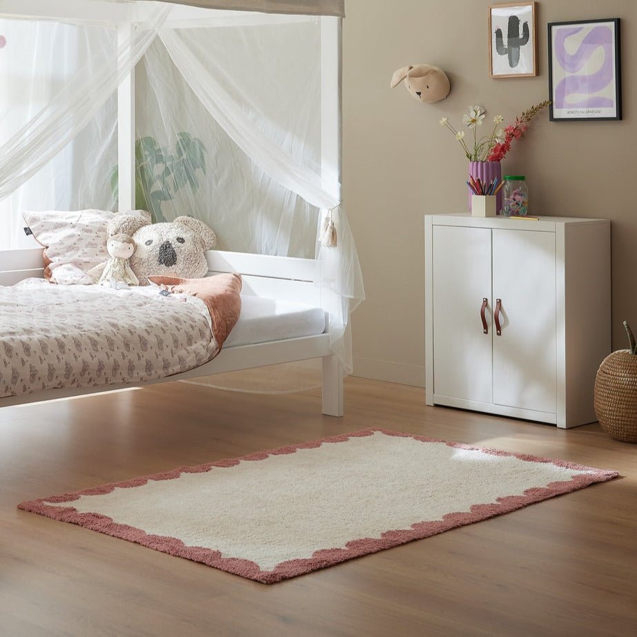 LIFETIME Kidsrooms rektangulært tuftet gulvtæppe – Fairy Theatre 180 x 100 cm