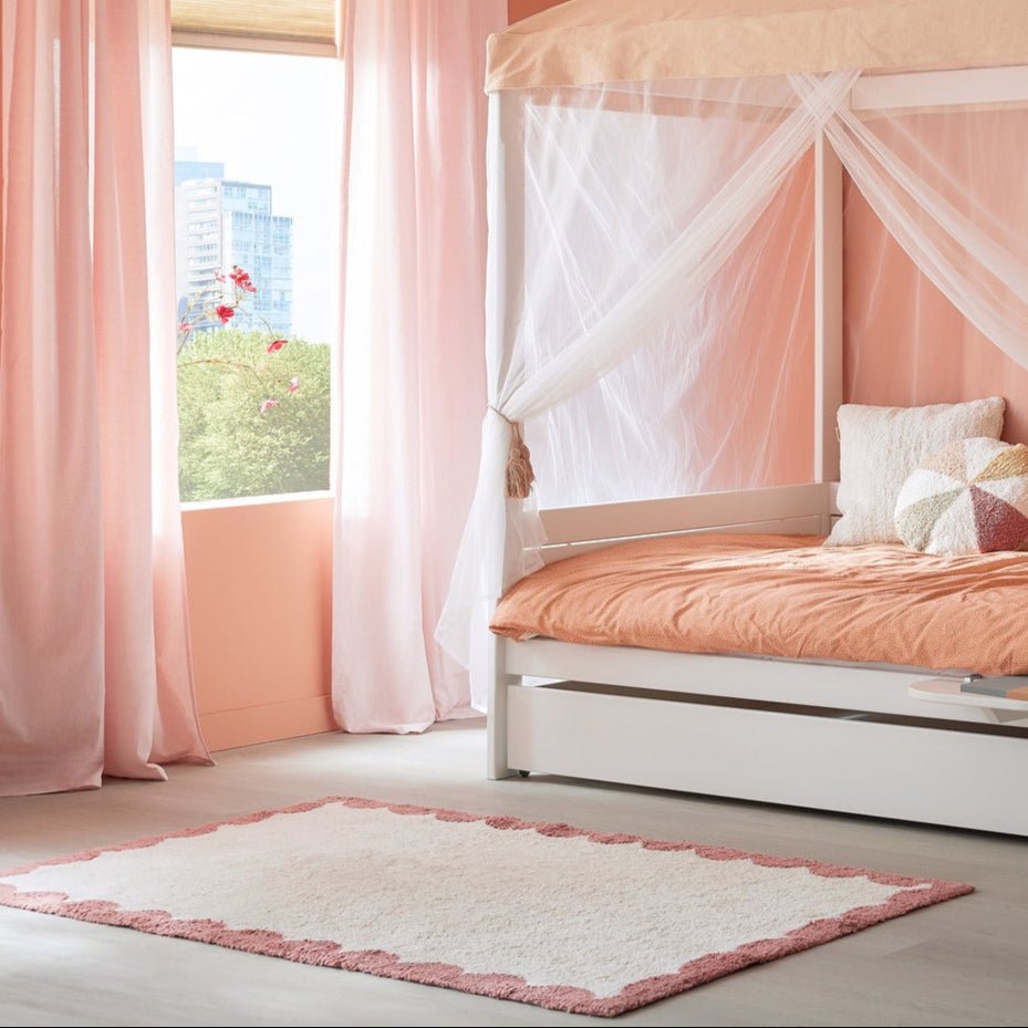 LIFETIME Kidsrooms rektangulært tuftet gulvtæppe – Fairy Theatre 180 x 100 cm