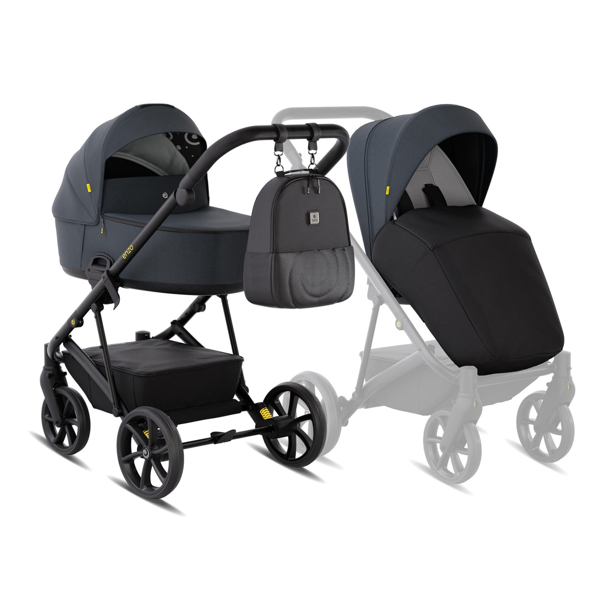 Tutis ENZO 2-in-1 Stroller – Antracite 546