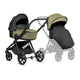 Tutis MIO3+ Leather 2-in-1 Stroller – Olive 025