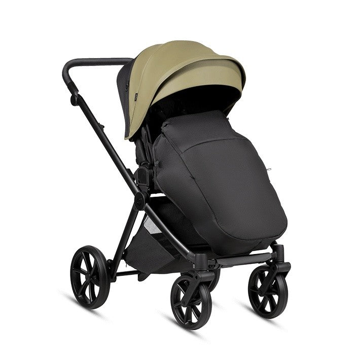 Tutis MIO3+ Leather 2-in-1 Stroller – Olive 025