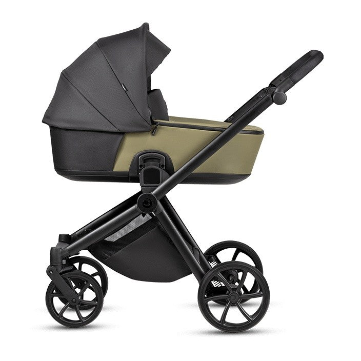 Tutis MIO3+ Leather 2-in-1 Stroller – Olive 025