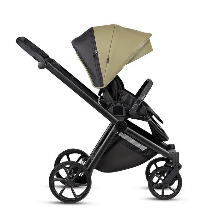 Tutis MIO3+ Leather 2-in-1 Stroller – Olive 025