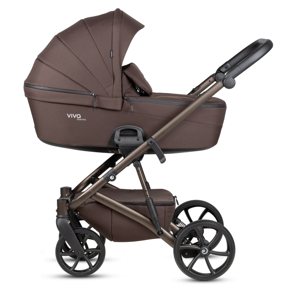 Tutis Viva 6+ Essential 2-in-1 Stroller – Dark Truffle 073