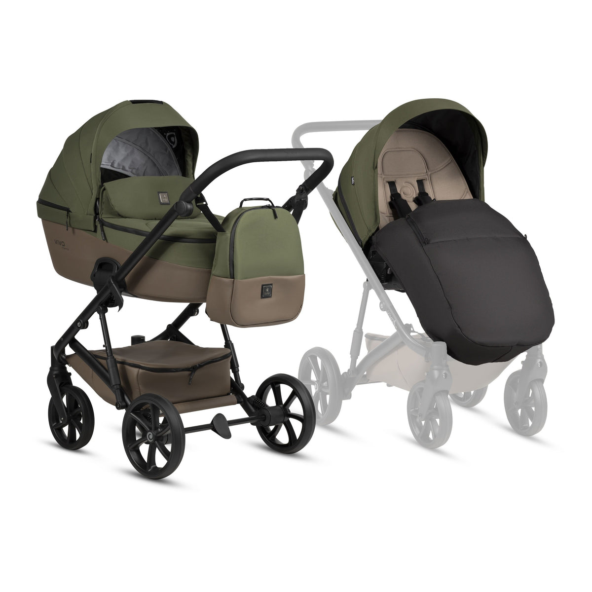 Tutis Viva 6+ Essential 2-in-1 Stroller – Pine 050